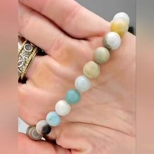 Desert Rose NWT Amazonite 8MM Stretch Bead Bracelet